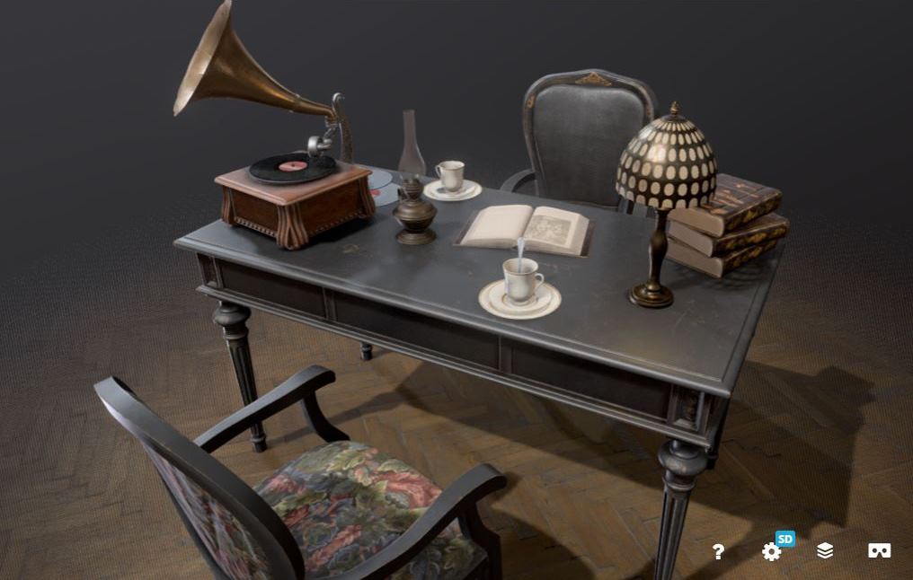 Меблі у кабінеті психіатра: робочій стіл
