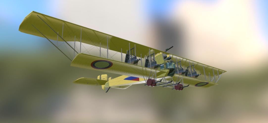 3D модель літака "Ілля Муромец"
