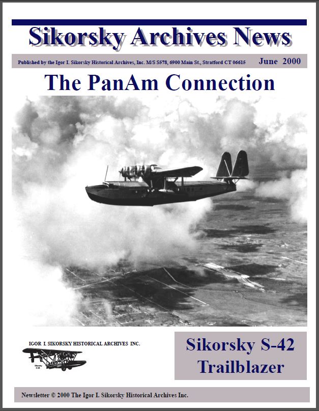 Бюлетень "Sikorsky Archives News", присвячений розробкам кліпера Ігоря Сікорського. Червень 2020 року